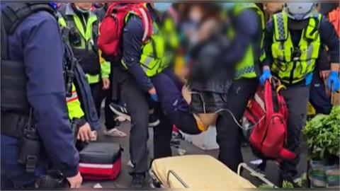 南苗市場砍警察1死2傷! 嫌犯送醫 民眾怒:救他幹嘛!