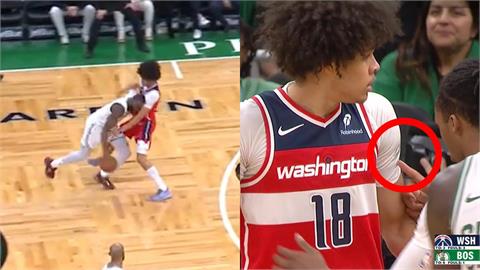 NBA(影)/「對不起又弄髒你球衣...」塞爾提克布朗「髮際線黑到對手」再掀熱議