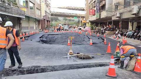 地下水泥沙掏空　北市天坑又塌　