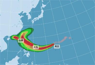 快新聞／天兔颱風明發海陸警「機會高」　暴風圈「警戒範圍」曝光