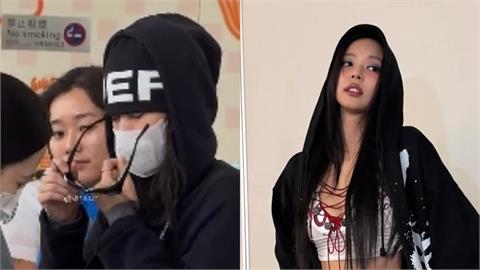 Jennie機場被要求摘口罩「臭臉對地勤」網轟沒家教！公開後台激辣照「喊1句」