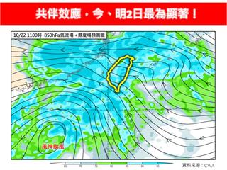 風神「共伴效應」雨炸全台！北東狂灌豪雨　氣象署啟動警戒