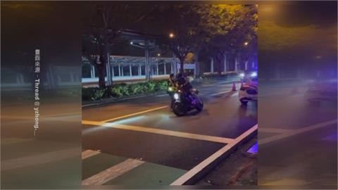 重機闖南投服務區拒拖吊　企圖衝撞警遭強勢拖下車壓制
