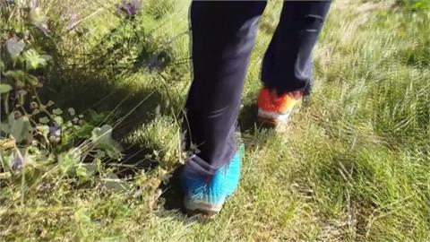 新慢跑鞋靈感來自「野牛」　邊跑邊散播植物種子