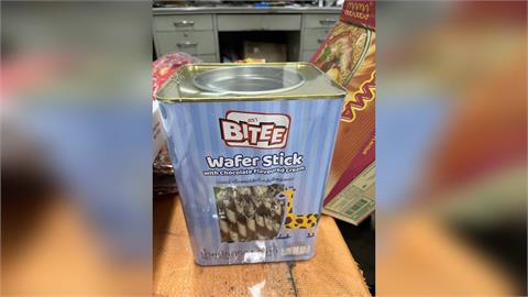 空運來台餅乾盒藏價值百萬大麻花　2收貨越南移工落網