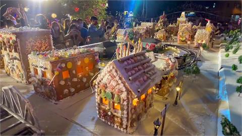和平教會打造薑餅城市　耶誕氛圍滿滿