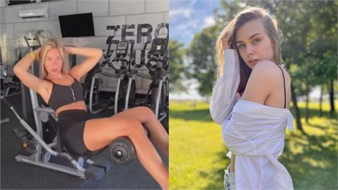 這腰力太強！俄羅斯美女健身房懸空操肌超吸睛　網讚：真戰鬥民族