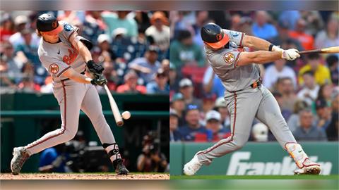MLB(影)／11公尺高牆也擋不住！梅奧、北極熊怪物雙響砲炸翻芬威金鶯踢館成功
