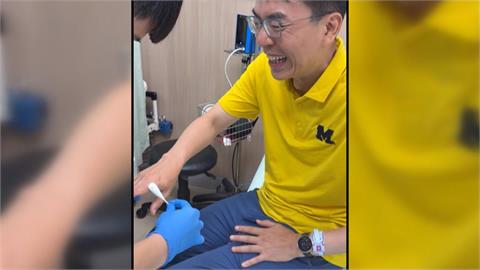 温世政拜票遭狗咬傷　忍痛跑完行程才就醫