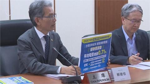 快新聞／最新！10月產業電價不漲　民生電價平均微調0.71%