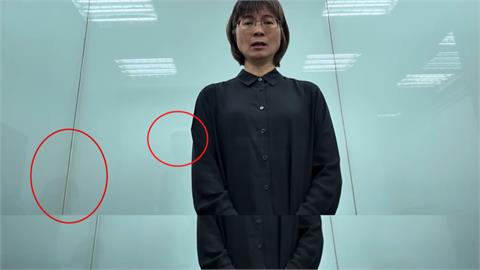 謝宜容自錄「哽咽道歉片」藏貓膩？　玻璃反射疑有人下指導棋