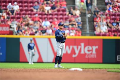 MLB／加入光芒首度先發　張育成守備穩健沒安打