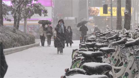 強烈寒流襲南韓！「京畿體感逼近-20度」　暴雪亂交通至少1死4傷
