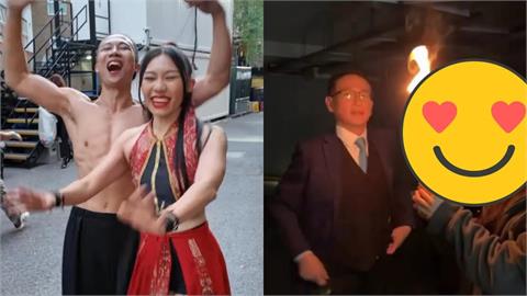 英國達人秀「台灣玩火正妹」暴紅！網挖真身「竟是鄭運鵬吞火師父」釣出本人喊話了