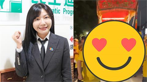萬華扛轎大姐「竟是吳沛憶」！站C位「神情太反差」網笑：宮廟少女…