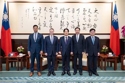 快新聞／接見前白宮副國安顧問博明　賴清德：積極落實和平四大支柱行動方案