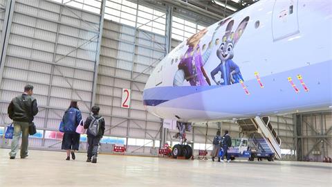 國籍航空首度跟迪士尼合作 動物方城市塗裝飛上天