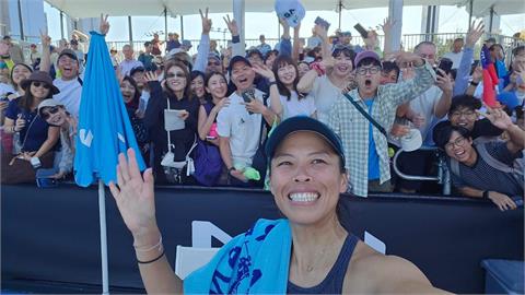 澳網(影)／直落二拍落美德聯軍！謝淑薇贏球後超放鬆上主播台嗨聊