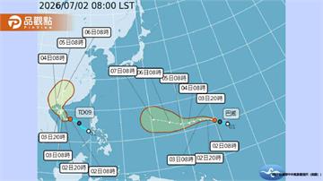 雙颱今日生成！恐成超強颱風 下週五、六直撲台灣