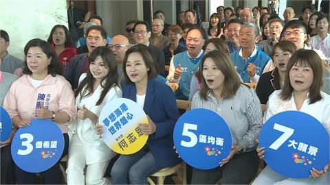 柯志恩首政見會"數度誇陳其邁" 賴瑞隆酸政策無新意