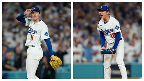 MLB(影)／山本好投+佐佐木朗希關門！道奇橫掃紅人晉級將強碰費城人