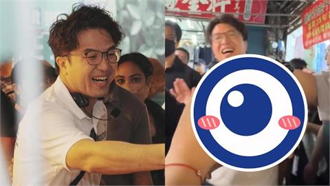 沈伯洋景美掃街遇女粉絲「求飯撒」！隨扈脫口1句下秒「凹手手」2.6萬網全笑歪