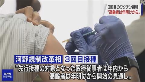 54.4%人口打完2劑！日本宣布今年幫醫護打第3劑疫苗
