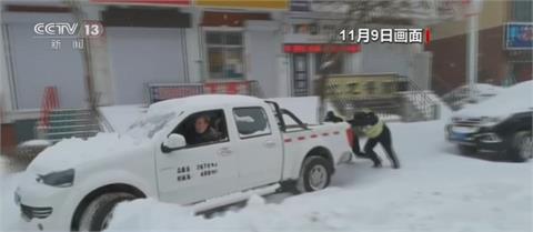 中國暴雪災情連連 內蒙古降雪50小時破70年紀錄    