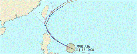 烏薩奇「調皮鬼轉」…中颱天兔最新預測圖曝光！專家：這2天風雨猛烈