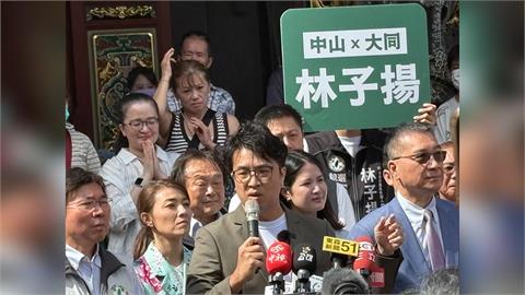 LIVE/沈伯洋選舉首站開跑!赴大龍峒保安宮參香祈福