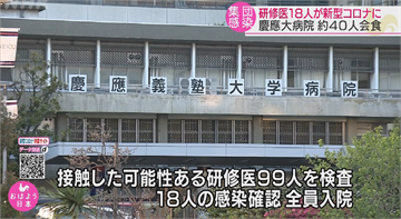 日實習醫生硬要聚餐 慶應大18人確診住院被罵翻