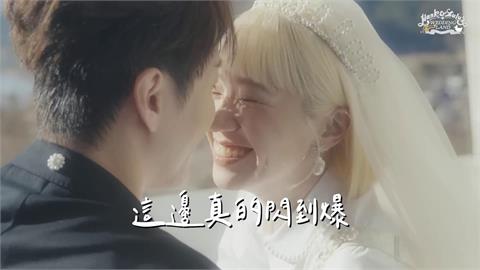 典Lu富士山拍唯美婚紗照　她自爆1原因腿軟：走不動了