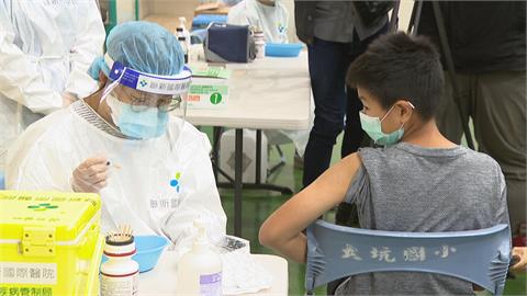 國小校園接種開跑　約有3~4成有意願施打