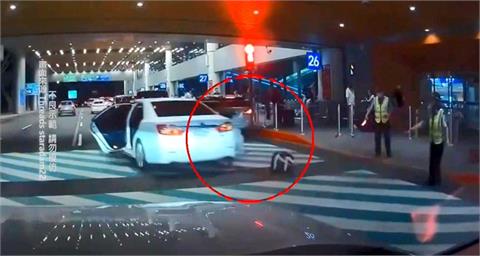 白牌車違規載客遭攔停逃逸　外籍旅客驚悚被甩出車受傷