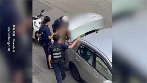 懸掛廢棄車牌逛大街　警眼尖攔截驚爆一車二竊賊
