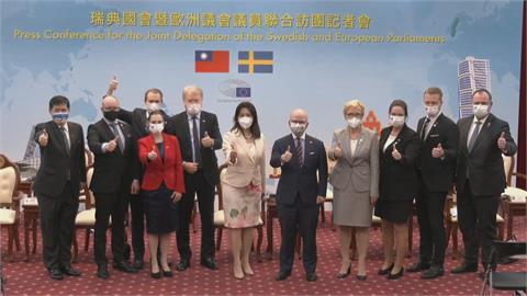 快新聞／瑞典議員曝收中國威脅堅持訪台　「台灣並不孤獨」擬設台北瑞典之家