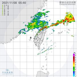 快新聞／雨區擴大！北北基桃竹苗下大雨　鄭明典直呼：被雨聲叫醒