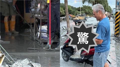 那個跑贏洪水的男人活下來了！花蓮阿公靠「一雙拖鞋」逃命…網讚：比年輕人還壯