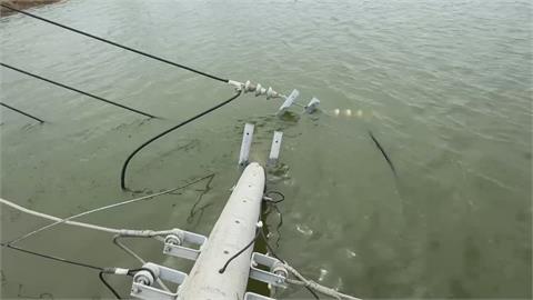 搶救魚塭！翁章梁回義竹鄉勘災　盼台電讓沿海養殖區優先復電