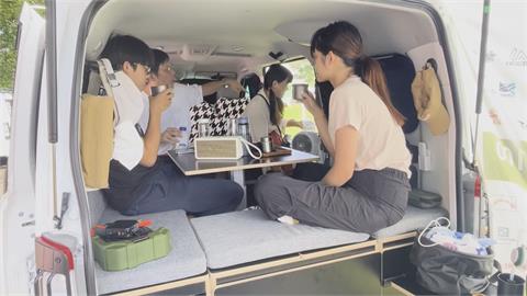 台南玉井露營車全國大會師　130輛改裝車風格吸睛