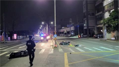 2女騎車雙載迴轉遭男騎士追撞　男騎士重傷送醫亡