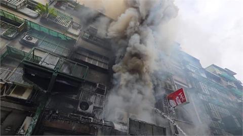 基隆早餐店火警"延燒周邊" 五樓住戶一度受困