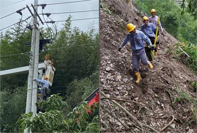 卡努颱風遠離南投仍逾千戶停電　台電克服道路中斷「搶修進度曝光」