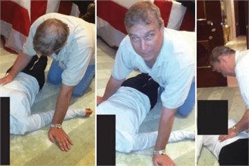 淫魔富豪新照片曝！安德魯王子「狗趴」女性身旁　英首相建議赴美作證