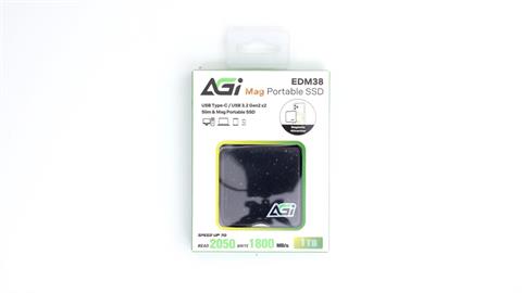 AGI平價iPhone磁吸外接錄影TLC SSD　EDM38