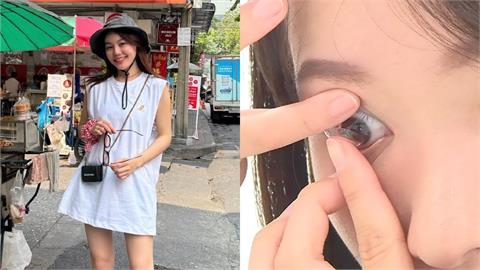 「墨汁洗眼」治近視？大馬網紅曝神秘療法　遭莎莎秒吐槽：講話很唬爛