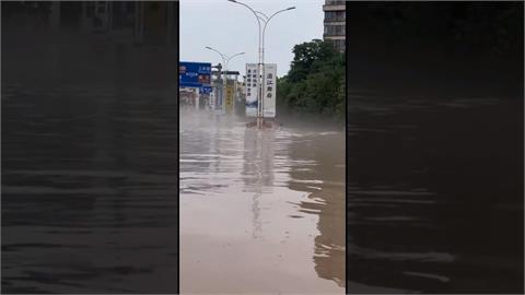 中國豪雨成災　超大洪水襲桂林、眉州啟動「戰時狀態」救災