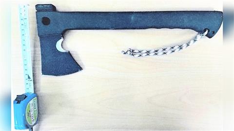 北投驚爆砍人！前員工光天化日持斧砍人　八里落網搜出西瓜刀