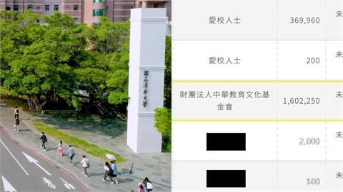 清華大學去年收美國「160萬捐款」竟是庚子賠款！他指「1關鍵」台灣是正統