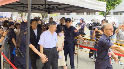 快新聞／柯文哲二審今開首庭！高院先戰政治獻金案 　現場畫面直擊